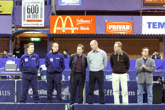 Jan-Ove Waldner, Erik Lindh, Mikael Appelgren, Ulf "Tickan"