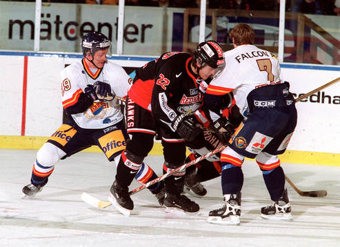 Mikael Magnusson och Niklas Kronwall, Djurgården. David