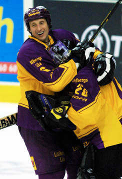 Ishockey, Elitserien, Sergei Fokin och Martin Gerber,