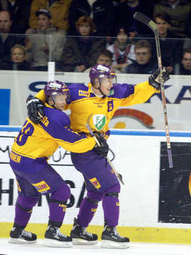 Malmö - Färjestad, Marko Jantunen och Jörgen Jönsson,