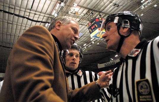 Conny Evensson, Frölunda och Peter Andersson, Domare
