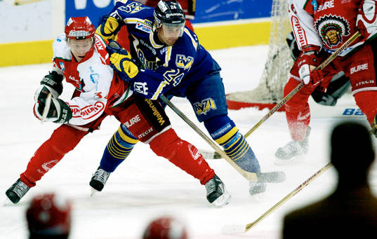 Mikael Andersson, HV 71 och Niklas Andersson, Frölunda