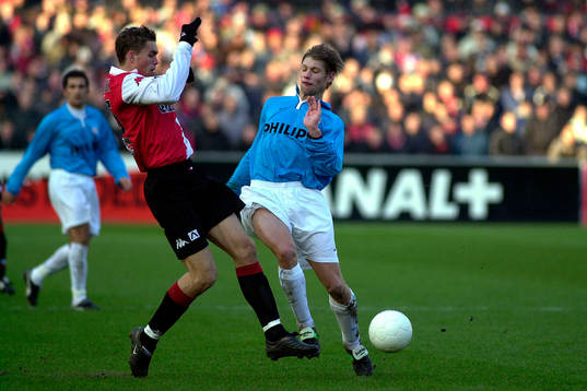 Johan Elmander, Feyenoord och Theo Lucius
