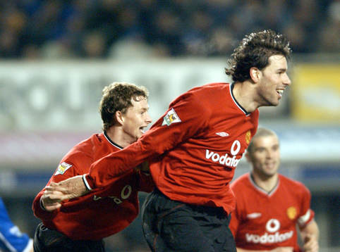 Ruud Van Nistelrooy och Ole Gunnar Solskjaer, Man Utd