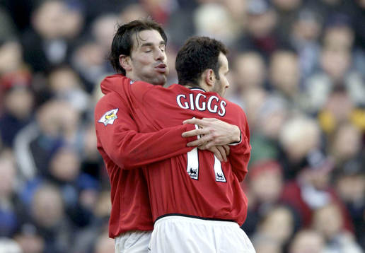fotboll, engelsk, Manchester United. Ruud van Nistelrooy