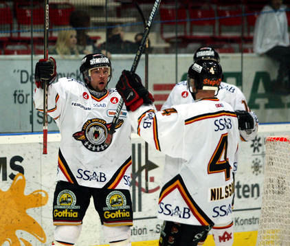 Ishockey, Elitserien, Anders Burström och Stefan Nilsson,