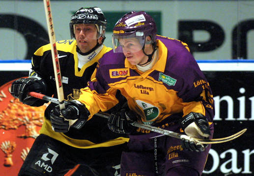 Rickard Wallin, Färjestad och Thomas Johansson, AIK