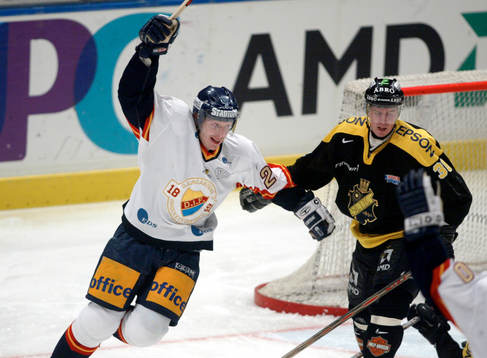 Ishockey, Elitserien. AIK - Djurgården. Edvin Frylén