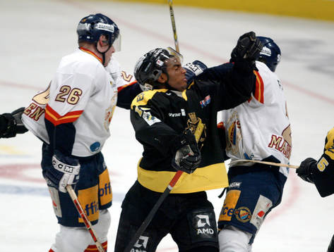 Ishockey, Elitserien. AIK - Djurgården. Yared Hagos, AIK
