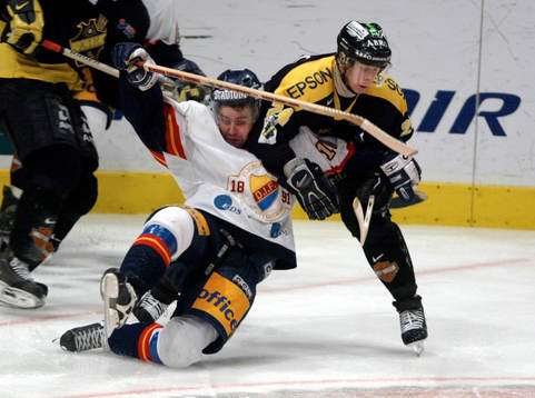 Ishockey, Elitserien. AIK - Djurgården. Nichlas Falk, DIF