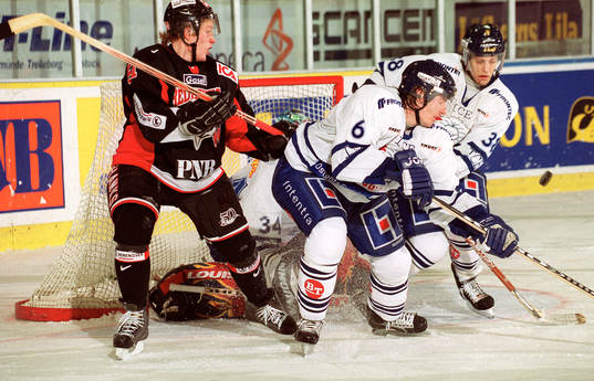 Mika Hannula, Malmö, Bjarne Hurtig och Barry Richter,