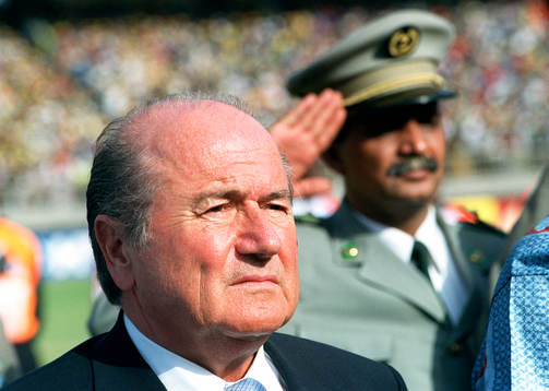 Sepp Blatter, ordförande i Internationella