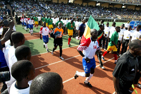 Afrikanska mästerskapen, Mali - Liberia : Inmarsch