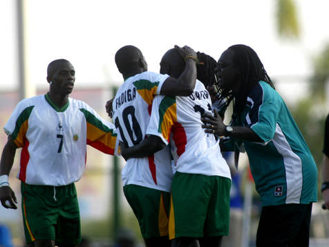 Egypten - Senegal. Senegal-glädje