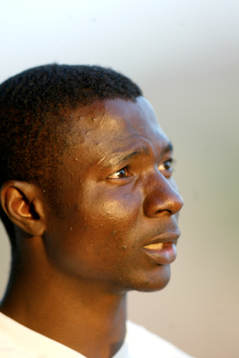 Nigeria, träning. Julius Aghahowa