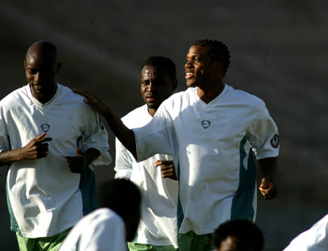 Nigeria, träning. Oliseh