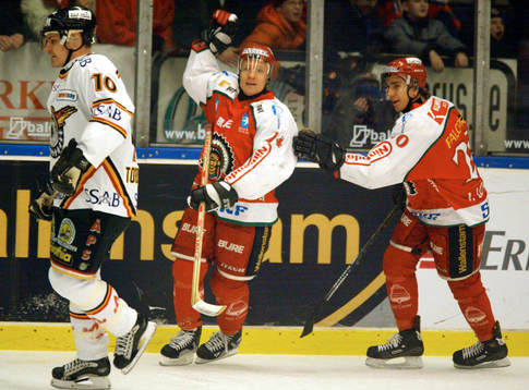 Niklas Andersson och Joel Lundqvist, Frölunda jublar och