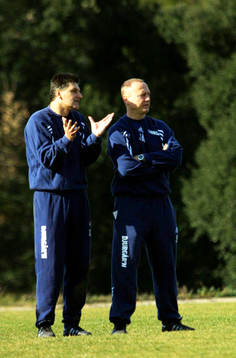 Zoran Lukic och Sören Åkerby, tränare Djurgården