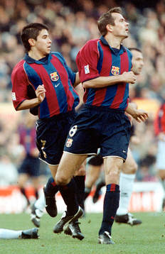 Philip John Willian Cocu och Javier Pedro Saviola, Barcelona