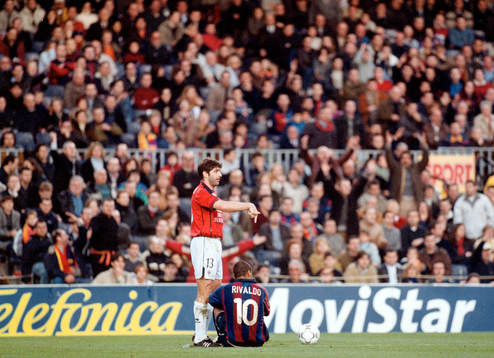 Rivaldo, Barcelona och Fernando Sánchez Cipitria, Osasuna