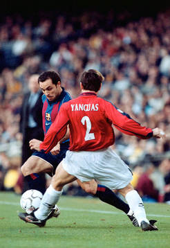 Marc Overmars, Barcelona och José Manuel Yanguas, Osasuna