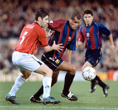 Rivaldo och Javier Pedro Saviola, Barcelona och Francisco
