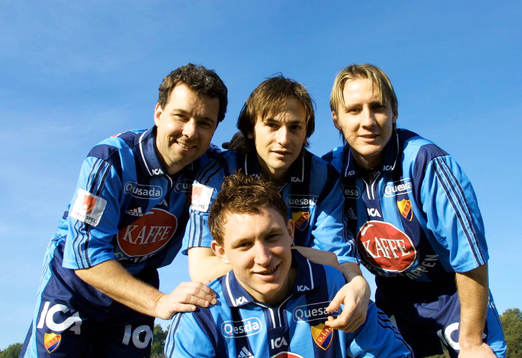 Stefan Rehn, Stefan Bärlin, Andreas Johansson och Kim