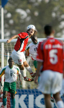 Egypten - Senegal. Ahmed Hossam, Egypten mot Bouba P.