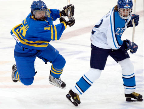 Finland - Sverige: Lotta Almblad och Paivi Salo