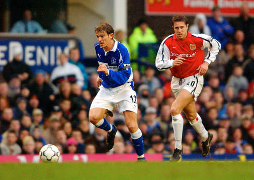 Jesper Blomqvist, Everton och  Matthew Upson, Arsenal