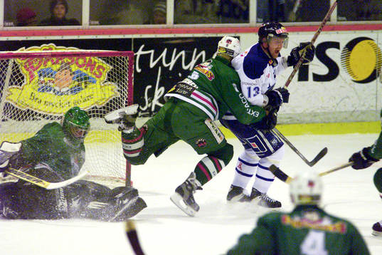 Jens Nielsen, Leksand och  Jens Ivarsson, målvakt, Rögle.