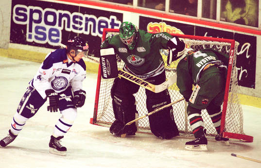 Jarkko Nikander, Leksand. Jens Ivarsson, målvakt och