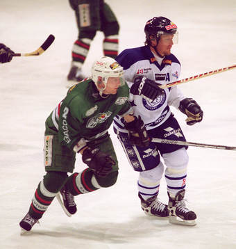 Anders Strandberg, Rögle och Tomas Forslund, Leksand