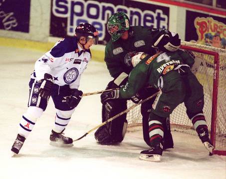 Jarkko Nikander, Leksand.  Jens Ivarsson, målvakt och