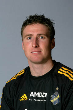 Fotboll, Allsvenskan, Porträtt, Luke Casserly "Tubby", AIK