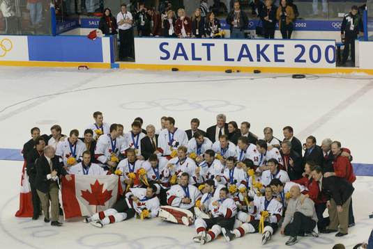 OS, Ishockey, final, Guld, till Kanada, 5-2 , i  OS