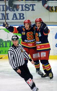 Gabriel Karlsson och Juha Lind, Södertälje jubel