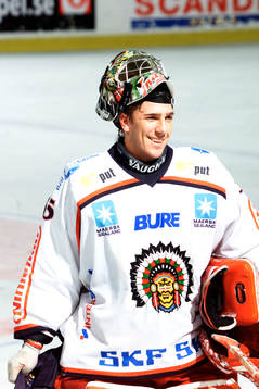 Henrik Lundqvist, målvakt Frölunda
