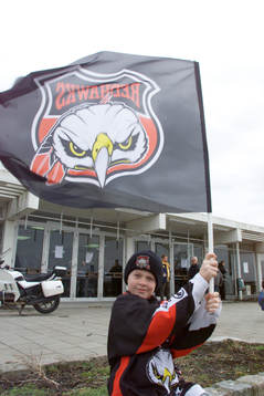 Supporter, Malmö, Flagga