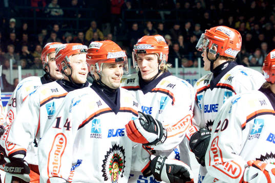 Patrik Carnbäck, Frölunda. Jubel