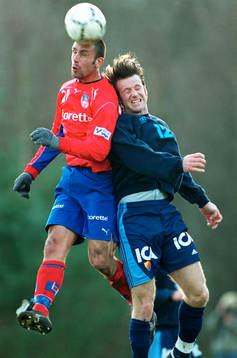 Rade Prica, HIF och Markus Karlsson, DIF