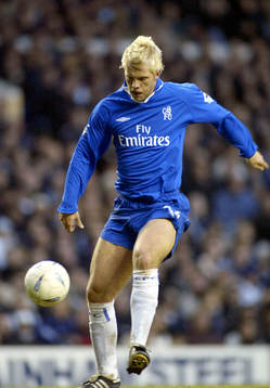 Fotboll. engelsk, FA-cupen, Eidur Gudjohnsen, Chelsea