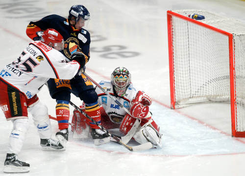 Henrik Lundqvist och Pasi Sormunen, Frölunda och Jan