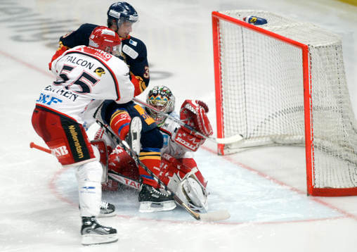 Henrik Lundqvist och Pasi Sormunen, Frölunda och Jan