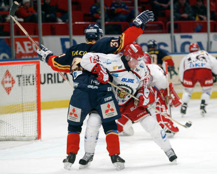 Timmy Pettersson, Frölunda och Christian Eklund,