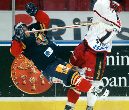 Patrik Carnbäck, Frölunda och Mikael Johansson,