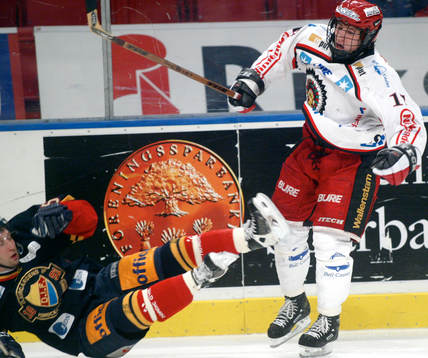 Patrik Carnbäck, Frölunda och Mikael Johansson,