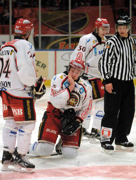 Jens Karlsson, Niklas Andersson och Jonas Johnson, Frölunda