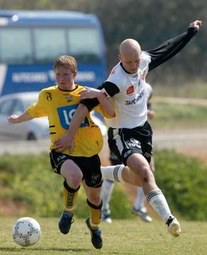 Mikael Danielsson i närkamp