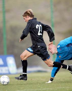 Tobias Grahn i Vålerenga och Lee Baxter